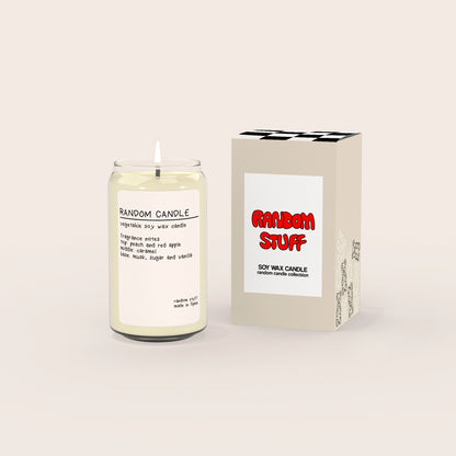 aesthetic soy wax candle random stuff with box