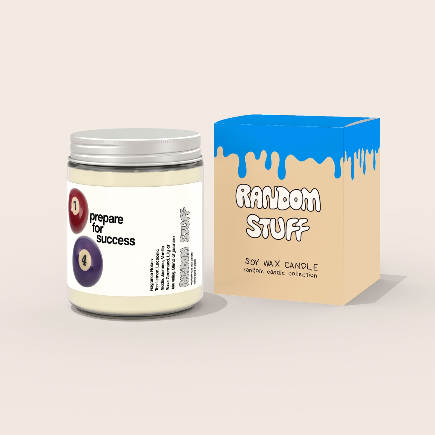 scented candle prepare for success random stuff candle